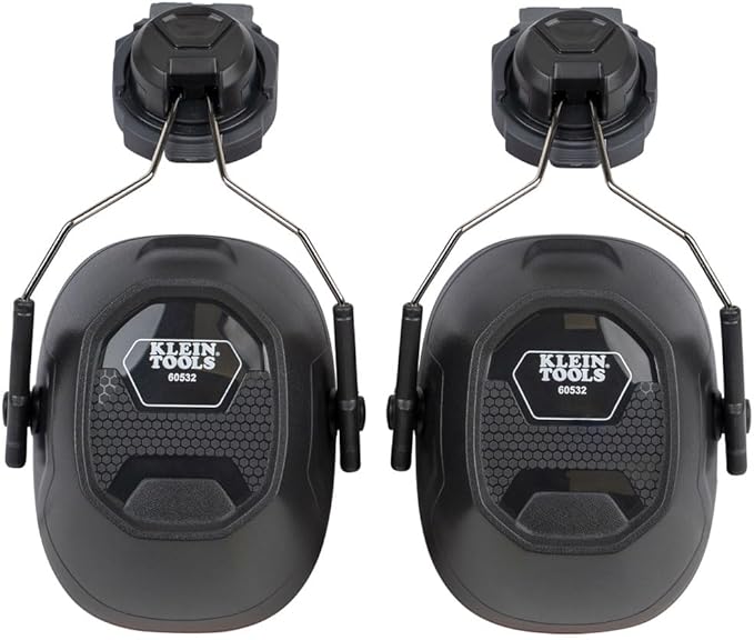 Hard Hat Earmuffs for Cap Style and Safety Helmets