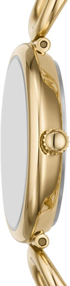 Fossil Women\'s Carlie Quartz Stainless Steel Watch, Rose Gold Glitz, Regular, Quartz Movement