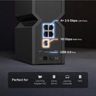 TP-Link Tri-Band BE9700 WiFi 7 Router (Archer BE550 Pro)- 1 × 10G + 4 × 2.5G, USB 3.0, 6 Internal Antennas, VPN Clients & Server 6GHz Band, Easy-Mesh, HomeShield, MLO, Private IOT