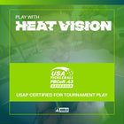 JOOLA Perseus Heat Vision 16mm Pickleball Paddle - Textured Carbon Fiber Surface for Spin