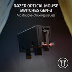Razer DeathAdder V3 Wired Gaming Mouse: 59g Lightweight Ergonomic - 30K DPI Optical Sensor - Gen-3 Optical Switches - 8K Polling - 8 Programmable Controls - Speedflex Cable - Black