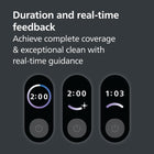 Philips Sonicare Brilliant Clean Electric Toothbrush - Smart Screen, Brush Head Replacement, 2 Brushing Modes and SmarTimer, Black, Model HX3792/21