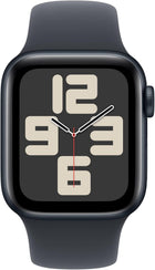 Apple Watch SE (2nd Gen) [GPS 40mm] Smartwatch with Midnight Aluminum Case with Midnight Sport Band S/M. Fitness and Sleep Trackers, Crash Detection, Heart Rate Monitor, Retina Display