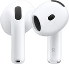 Apple AirPods 4 Wireless Earbuds, Bluetooth Headphones, Personalized Spatial Audio, Sweat- and Water-Resistant, USB-C Charging Case, H2 Chip, Up to 30 Hours of Battery Life