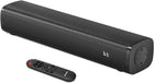 Wohome 2.1ch Small Sound Bars for TV with 6 Levels Voice Enhancement, Built-in Subwoofer, 16 Inches Bluetooth 5.3 Soundbar Speakers with Optical/AUX/USB Connection, S100 (Light Black)