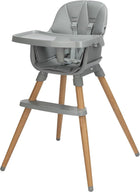 Safety 1st Little Eats 7-in-1 Convertible High Chair for Babies & Toddlers – Modern Scandinavian Design, Adjustable Tray, 5-Point Harness, Built-in Storage, Waterproof Seat, Easy Clean