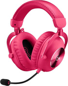 Logitech G PRO X 2 Lightspeed Wireless Gaming Headset: Detachable Boom Mic, 50mm Graphene Drivers, DTS:X Headphone 2.0—7.1 Surround, Bluetooth/USB/3.5mm Aux, for PC, PS5, PS4, Switch - Magenta