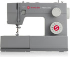 SINGER® 4411 (Grey) High Speed Heavy Duty Sewing Machine with Accessories | 11 stitches deliver 69 applications, 50% more power for denim and canvas, metal frame, 4-step buttonhole, 1100 stitches/min