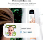 Open Solutions Canada, myQ Smart Garage Door Video Keypad with Wide-Angle Camera, Customizable PIN Codes, Smartphone Control - Access Works with Chamberlain, LiftMaster and Craftsman Openers, White