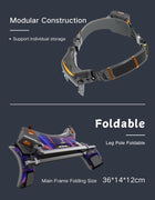 AI-Powered Adjustable Exoskeleton - Lightweight Wearable Lower Limb Support for Hiking, Fitness, Rehabilitation & Outdoor Mobility, M