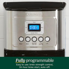 Cuisinart 14-Cup Coffee Maker, Programmable PerfecTemp Glass Carafe Coffee Machine with 1-4 Cup Setting, Brew Strength Control and Brew Pause, Stainless Steel (DCC-3200C)