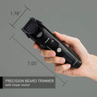 Panasonic ERSB40K precision linear Motor Beard Trimmer With Comb Attachment, Black, 540 Grams