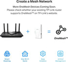 TP-Link AX1800 WiFi Extender Internet Booster (RE600X) - WiFi 6 Range Extender Covers up to 1500 sq.ft and 30 Devices, Dual Band, AP Mode w/Gigabit Port, APP Setup