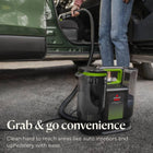 BISSELL Little Green Max Pet Portable Carpet and Upholstery Deep Cleaner, Car Auto Detailer, Self-Cleaning Tough Stain Tool, Pet Hair Removal Tool, Dual Tank, Triple Action OXY Formula, 3860B