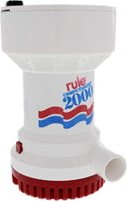 Rule 53S Marine Rule 2000 Automatic Bilge Pump (12-Volt),White/Red