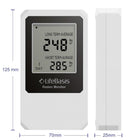 Life Basis Radon Detector for Home Radon Tester Portable with Large Screen Long and Short Term Radon Monitoring Battery Operated, Bq/m3