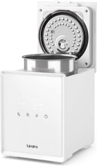 3L Stainless Steel Warm Mist Humidifier with Easy Clean and Warm Steam Function, Healthy Air Mist Humidifiers for Bedroom Living Room, with Sleep Mode and Auto-off Setting