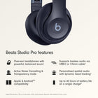 Beats Studio Pro - Wireless Bluetooth Noise Cancelling Headphones - Personalized Spatial Audio, USB-C Lossless Audio, Apple & Android Compatibility, Up to 40 Hours Battery Life - Navy