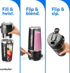 nutribullet Flip Insulated Portable Blender Black