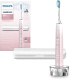 [No Heads] Philips Sonicare Diamondclean 9000 Special Edition Rechargeable Toothbrush, White/pink Hx9911/90
