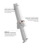 T3 SinglePass Curl X Extra-Long Barrel Curling Iron with 9 Heat Settings and Ceramic Barrel for Fast Styling and Lasting Curl Results on All Hair Types