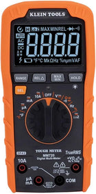 Digital Multimeter, TRMS Auto-Ranging, 1000V, Temp, Low Imp