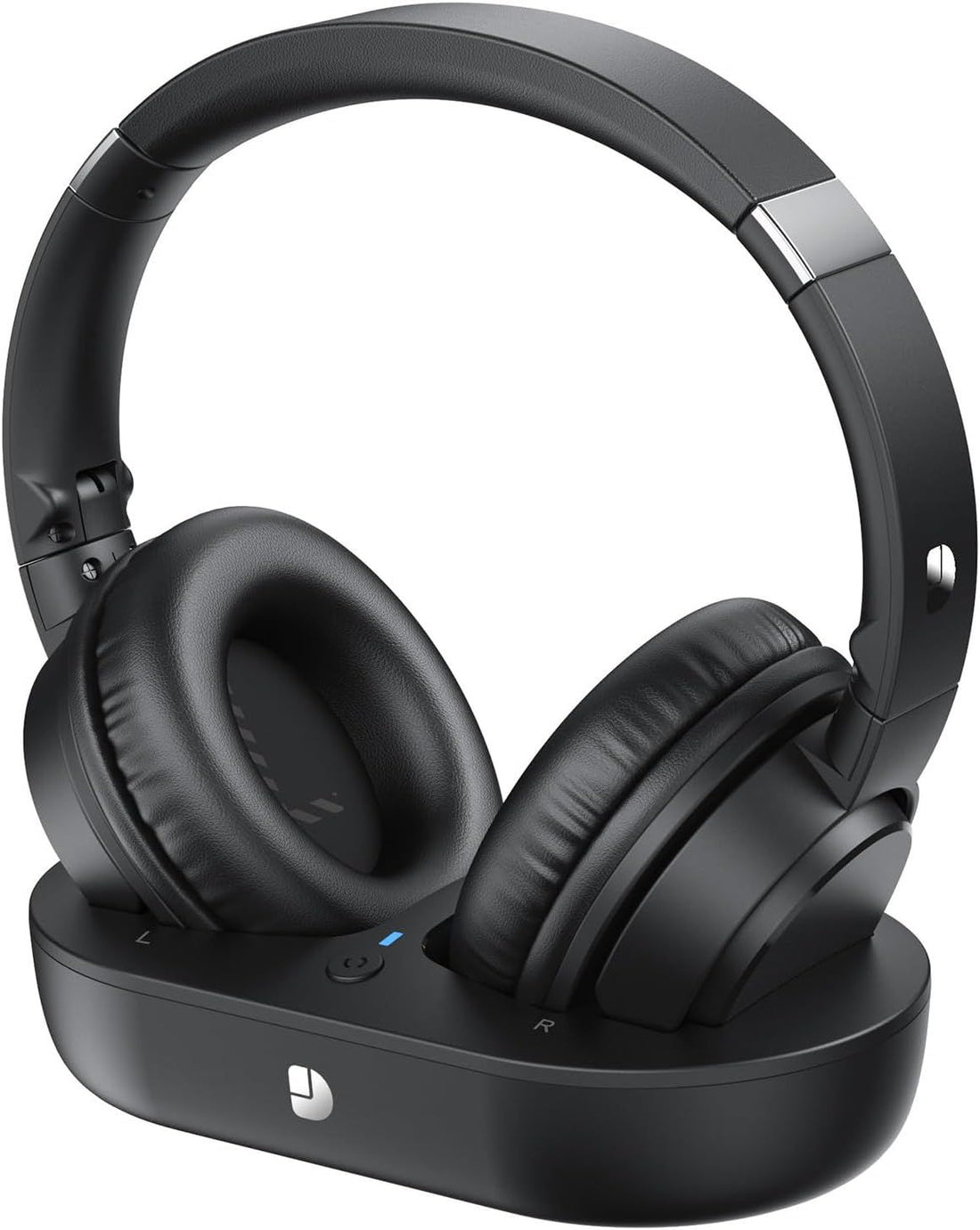 Dytole Wireless Headphones for TV, TV Headphones Wireless for Seniors, Versatile Charging Dock with Transmitter, Instant Audio Sync, 65-Hour Battery Life, Ideal Gift for Parents & Seniors