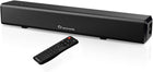 Wohome Small Sound Bars for TV, 50W 16-Inch Ultra Slim Mini Surround Soundbar Speakers System with Wireless Bluetooth 5.0 Optical AUX USB Connection, 5EQs, for 4K & HD TVs, Model S66 (16INCH)