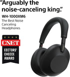 Sony WH-1000XM6 The Best Noise Canceling Wireless Headphones, HD NC Processor QN3, 12 Microphones, Adaptive NC Optimizer, Mastered by Engineers, Studio-Quality, 30-Hour Battery, Black | HD NC Processor QN3, 12 Microphones, Adaptive NC Optimizer, Mastered 