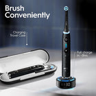 Oral-B Power iO Series 10 Electric Toothbrush, Cosmic Black, iO10 Rechargeable Power Toothbrush with iO Sense Charger, 4 Brush Heads, and Charging Travel Case