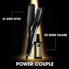 ghd Duet Style | 2-in-1 Flat Iron Hair Straightener + Hair Dryer, Hot Air Styler to Transform Hair from Wet to Styled | Black