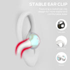 Monster Wireless Earbuds, Bluetooth 5.4 Clip-On Earbuds with HiFi Stereo,Open Earphones with ENC Clear Call, 21H Playtime, Fast Charge, Touch Control, IPX6 Waterproof Wireless Headphones for Exercise