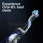 Oral-B Power iO Series 10 Electric Toothbrush, Cosmic Black, iO10 Rechargeable Power Toothbrush with iO Sense Charger, 4 Brush Heads, and Charging Travel Case