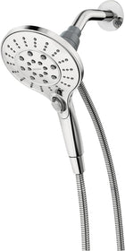 Moen 26112 Magnetix Handheld Shower Head Featuring Magnetic Holder Technology, 6 High Pressure Functions and 60 Inch Long Metal Hose