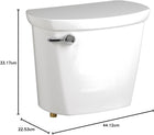 American Standard 4188A004.020 Cadet Pro 1.6 GPF Toilet Tank with 12-in Rough-in, White