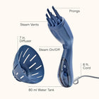 Infiniti PRO by CONAIR Steam Therapy Hair Steamer, Portable Hair Steamer with 7 Diffuser Attachment, 30-Second Heat Up, Penetrating Steam Helps Detangle, Reshape, and Volumize Curls | Gentle Steam Therapy Revives Flat or Dry Natural, Coily, and Curly Hair
