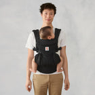 Ergobaby Omni Classic Baby Carrier for Newborn to Toddlers 0-48 Months (7-45 lbs) - 4-Position 100% Premium Cotton Baby Carrier with Ergonomic Support - Onyx Black