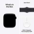 Apple Watch Series 10 [GPS 42mm] Smartwatch with Jet Black Aluminium Case with Black Sport Band. Fitness Tracker, ECG App, Always-On Retina Display, Water-Resistant Watch