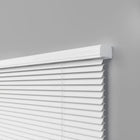 LEVOLOR Trim+Go 1-in Slat Width 29-in x 72-in Cordless White Vinyl Room Darkening Mini-blinds