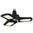 Utilitech 1-ft 8000 Lumens Black 3 -Light LED Diffuser Garage Shop Light
