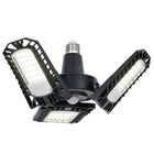 Utilitech 1-ft 8000 Lumens Black 3 -Light LED Diffuser Garage Shop Light