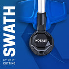 Kobalt 24-volt 14-in Straight Shaft Battery String Trimmer