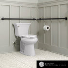 KOHLER Ealing 42-in Matte Black Wall-mount ADA Compliant Grab Bar ( 300-lb Weight Capacity )