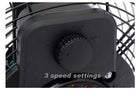 Utilitech 20-in High Velocity Indoor Floor Fan, in Black