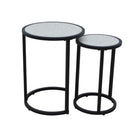 Style Selections Nesting Round Outdoor End Table 16.25-in W x 16.25-in L