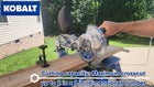 Kobalt Compact 7-1/4-in 10-Amp Single Bevel Sliding Compound Corded Miter Saw