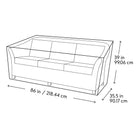 Style Selections Tan Polyester Patio Furniture Cover For Sofa