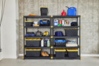 Project Source 48-in W x 20-in D x 72-in H 5 -Tier Heavy Duty Black Plastic Utility Shelving Unit