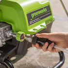Greenworks 2000-PSI 1.1-GPM Cold Water Electric Pressure washer with 3 Spray Tips