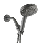 allen + roth Nevis 6 -Spray Matte Black 3.5-in Round Handheld Shower Head 1.8 GPM